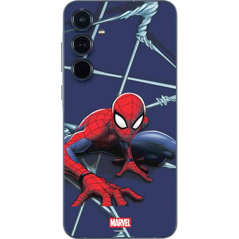 Marvel Spiderman Crawling Spiderman Galaxy A35 5G Skin